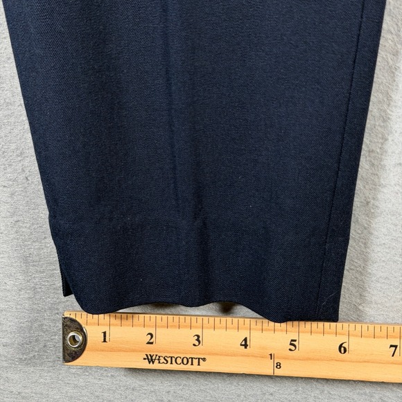 Banana Republic Sloan Navy Blue Straight Leg Career Pants Women's Size 10 - Picture 7 of 12